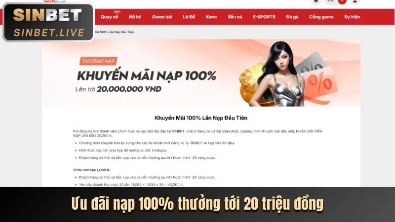 Hoàn trả không giới hạn tại tải in88